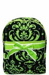 Quilted Backpack-FLQ2828/LIME